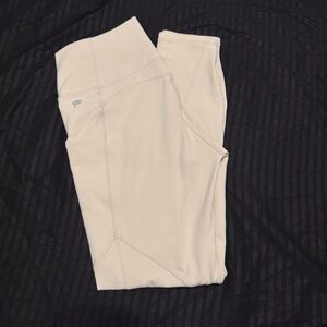Fabletics 7/8 PureLuxe Cream Leggings